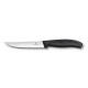 Victorinox Swiss Classic, nóż, ostrze ząbkowane,12 cm, czarny