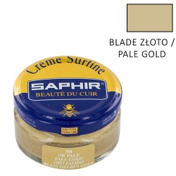Saphir BDC Creme Pommadier Pale Gold Krem do skóry nr 50 Blade złoto, 50 ml