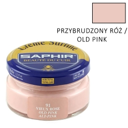 Saphir BDC Creme Pommadier Old pink Krem do skóry nr 91 przybrudzony róż, 50 ml