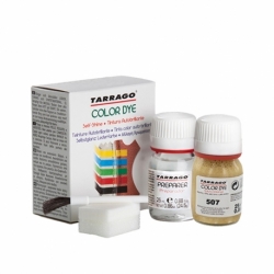 TARRAGO Color Dye Metallic Farba do skór oraz tkanin 25ml+25ml Nr 507 Błyszczące złoto