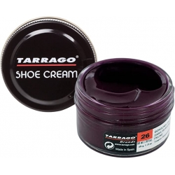 Tarrago Shoe Cream Krem do skór nabłyszcza konserwuje odżywia nr 26 ciemny bordo, 50 ml