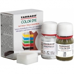 TARRAGO Color Dye Double Farba akrylowa do skór 25ml+25ml Nr 034 Oliwkowy