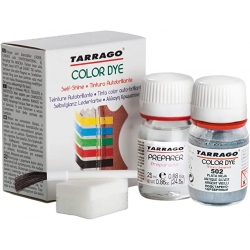 TARRAGO Color Dye Metallic Farba do skór oraz tkanin 25ml+25ml Nr 502 Stare srebro