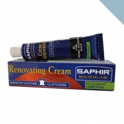 Saphir BDC Renovating Cream - krem do renowacji skóry (zadrapania, przetarcia) nr 55 blado niebieski, 25ml