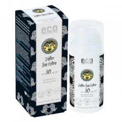 Eco Cosmetics Emulsja na słońce SPF 30 dla skóry z tatuażami z ekstraktem z noni Tattoo Care