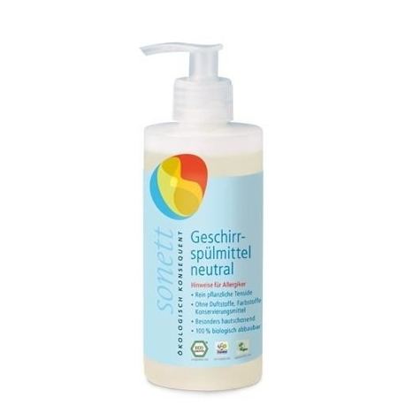 Eko Sonett - Płyn do mycia naczyń z dozownikiem Neutral / Sensitiv BIO 300ml