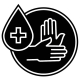 Ścienny, wiszący dozownik na płyn do dezynfekcji rąk, bezdotykowa dezynfekcja rąk, zasilanie sieciowe