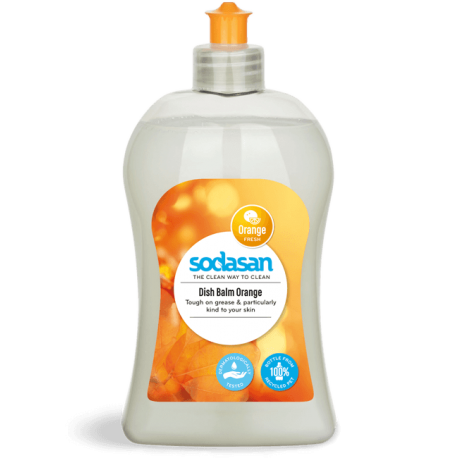 Sodasan Balsam do zmywania naczyń o zapachu pomarańczy, 500ML