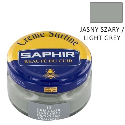 Saphir BDC Creme Pommadier Grey Saphir Krem do skóry nr 13 Jasny szary, 50 ml