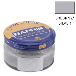 Saphir BDC Creme Pommadier Silver Krem do skóry nr 24 Srebrny, 50 ml