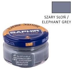 Saphir BDC Creme Pommadier Elephant grey Krem do skóry nr 47 Szary słoń, 50 ml