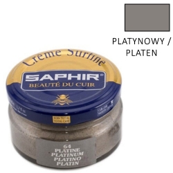 Saphir BDC Creme Pommadier Platen Krem do skóry nr 64 Platynowy, 50 ml