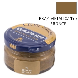 Saphir BDC Creme Pommadier Bronce Krem do skóry nr 76 Brąz metaliczny, 50 ml