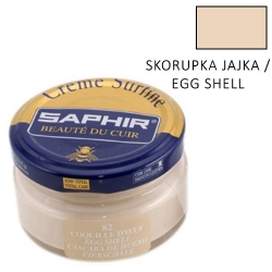 Saphir BDC Creme Pommadier Egg shell Krem do skóry nr 82 Skorupka jajka, 50 ml