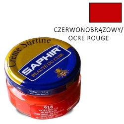Saphir BDC Creme Pommadier Ocre rouge Krem do skóry nr 916 Czerwonobrązowy, 50 ml